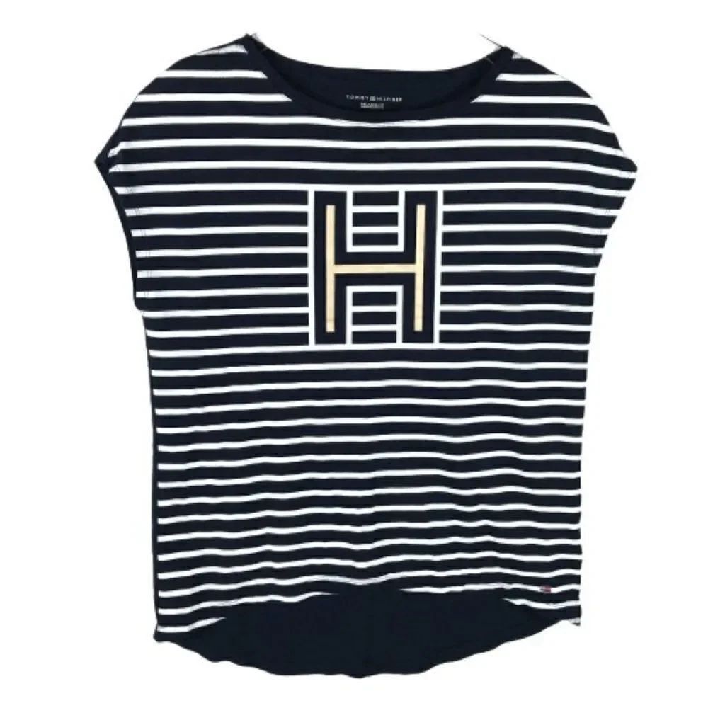Tommy Hilfiger Womens Cap Short Sleeve T-Shirt XS